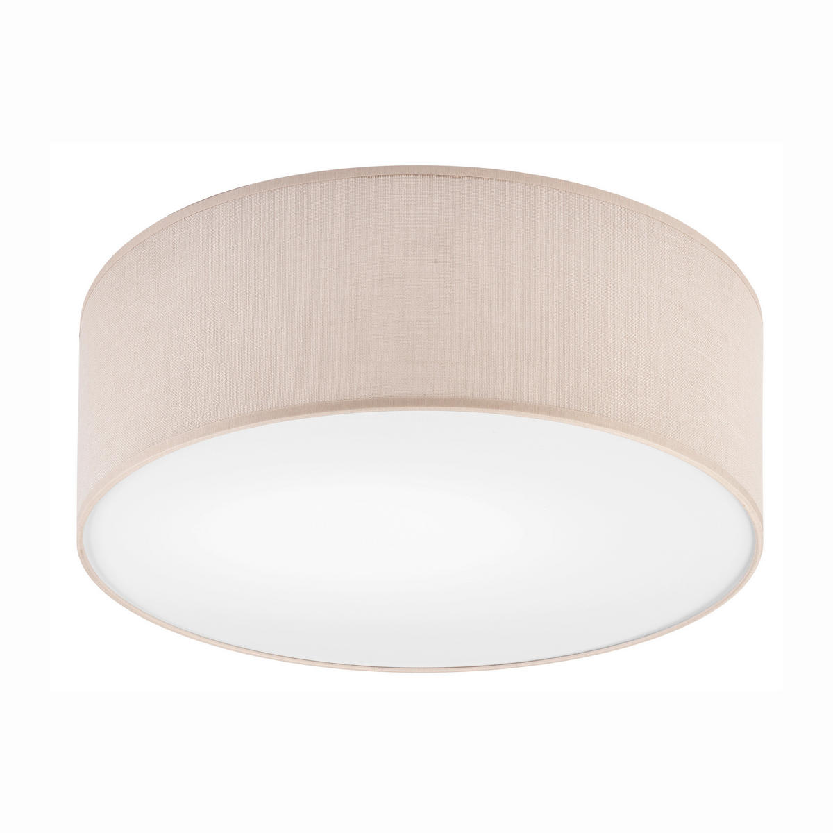 DECKENLEUCHTE Vivian 53 cm  - Beige, KONVENTIONELL, Textil (53cm)