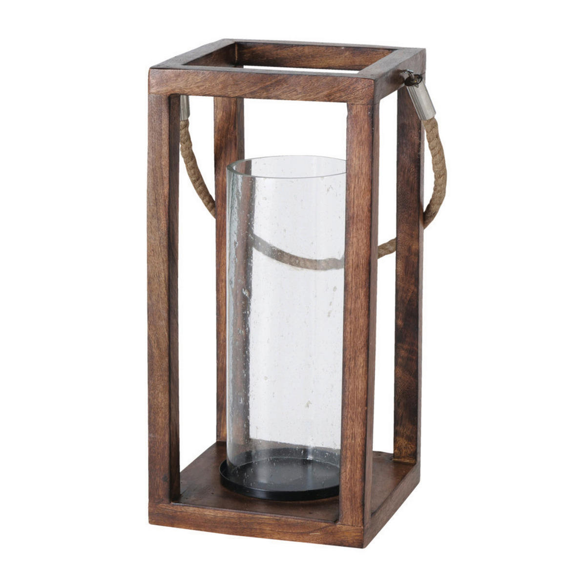 WINDLICHT  - Design, Glas/Holz (20/20/42cm) - Boltze Home