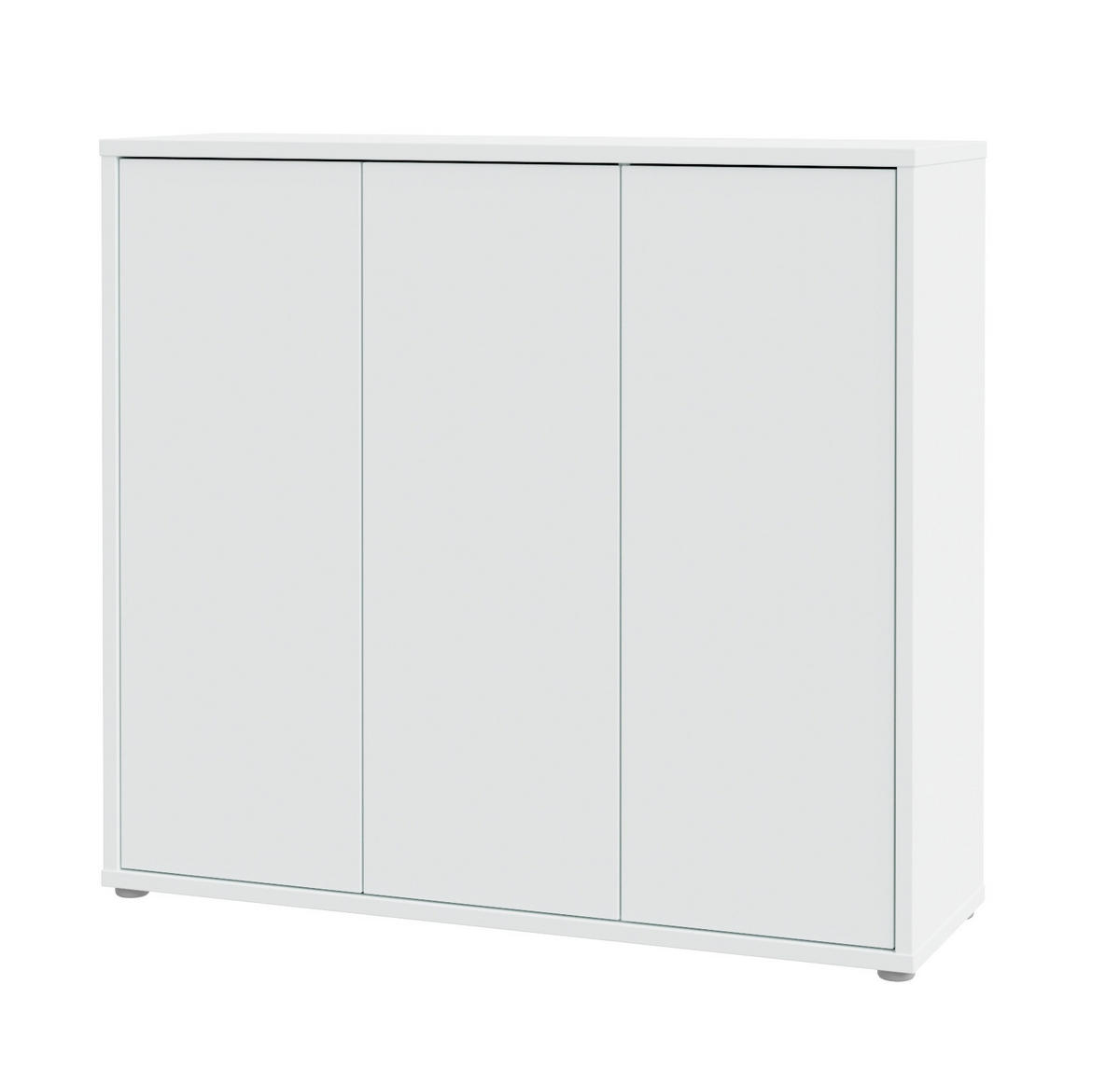 SCHUHSCHRANK Alice Springs  in 110/100/35 cm  - Hellgrau/Grau, Modern, Holzwerkstoff (110/100/35cm) - Xora