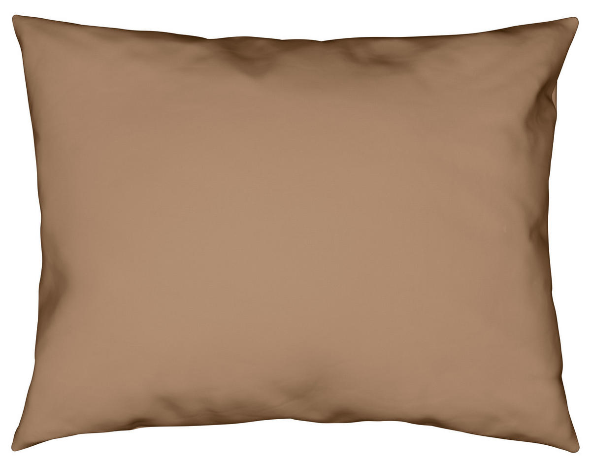 BETTWÄSCHE 2-teilig Renforcé 140/200 cm  - Braun, Basics, Textil (140/200cm) - Esposa