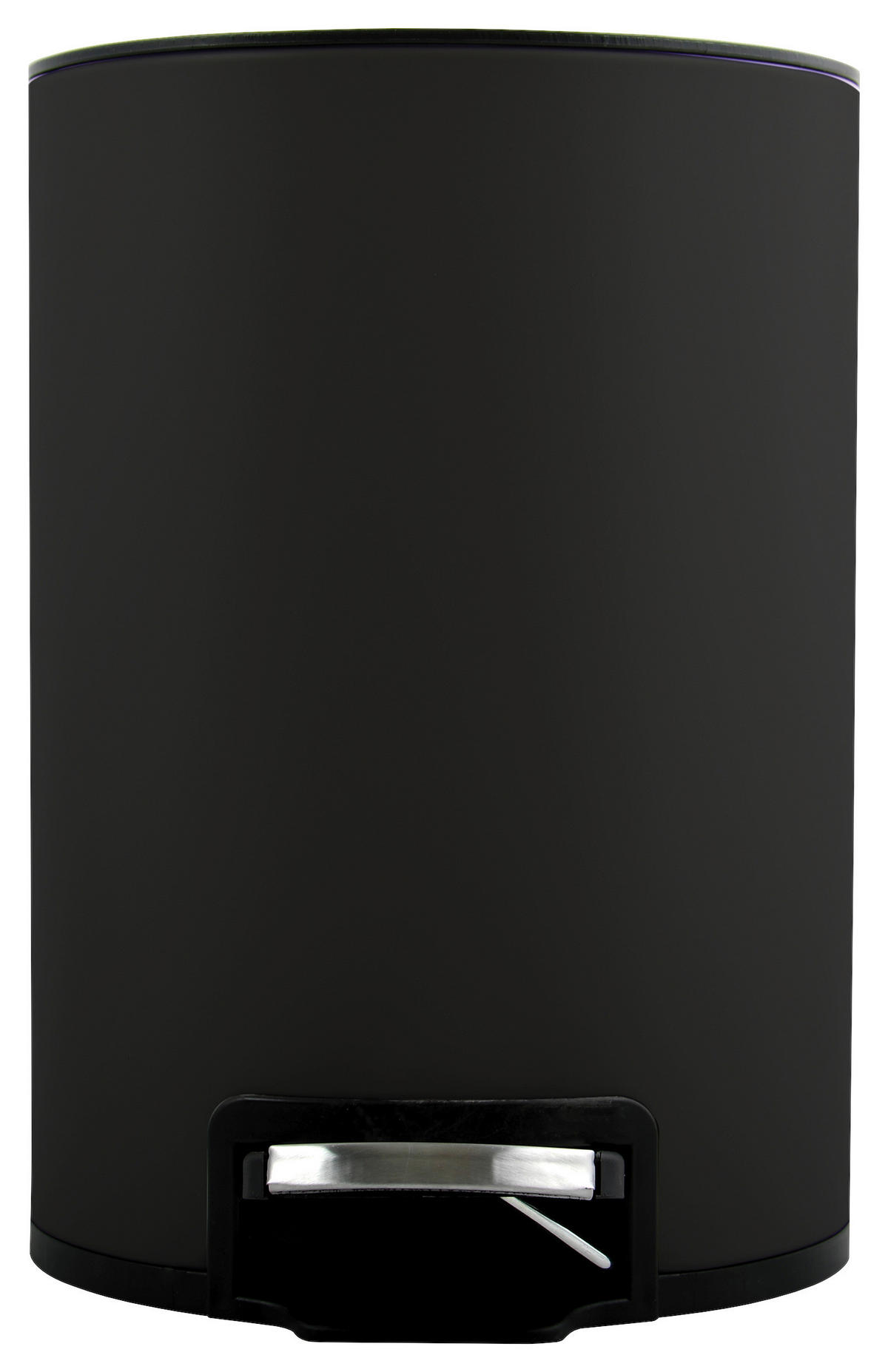 TRETEIMER RIKU 5L MATT-BLACK 5 L  - Schwarz, KONVENTIONELL, Kunststoff/Metall (36/18/24cm) - Spirella