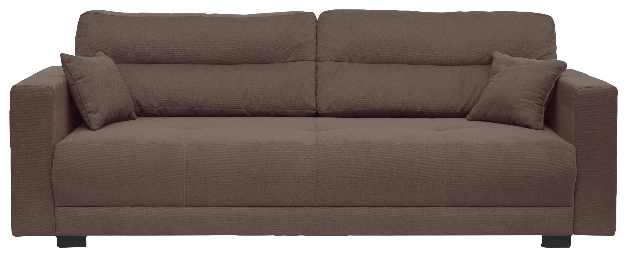 KANAPÉ sötétbarna  - sötétbarna, Basics (240/75/108cm) - Carryhome