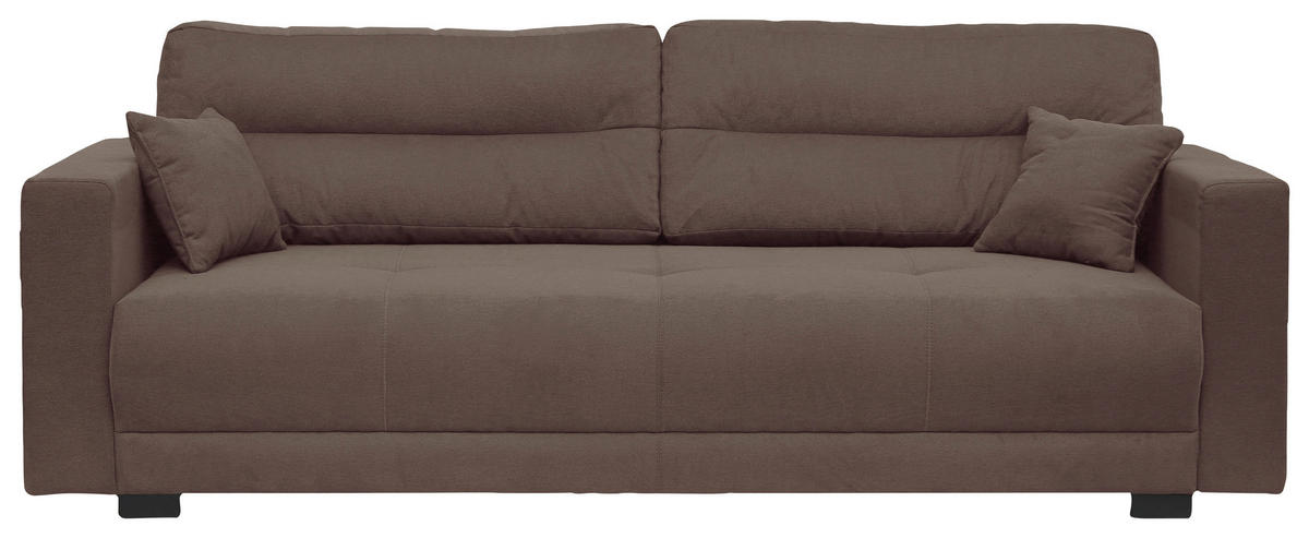 KANAPÉ sötétbarna  - sötétbarna, Basics (240/75/108cm) - Carryhome