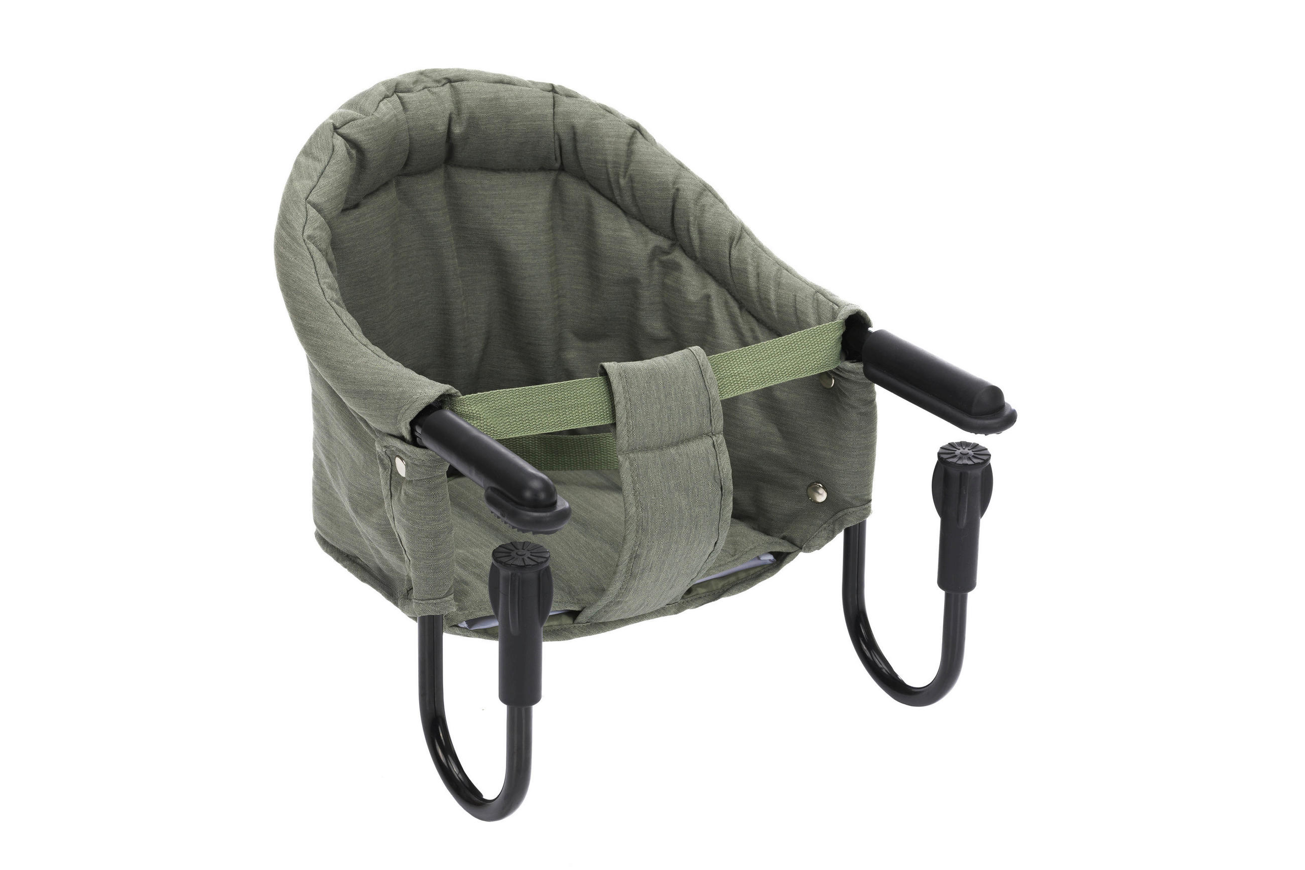 TISCHSITZ MAXI  - Schwarz/Grün, Basics, Kunststoff/Textil (58,5/38/28,5cm) - My Baby Lou