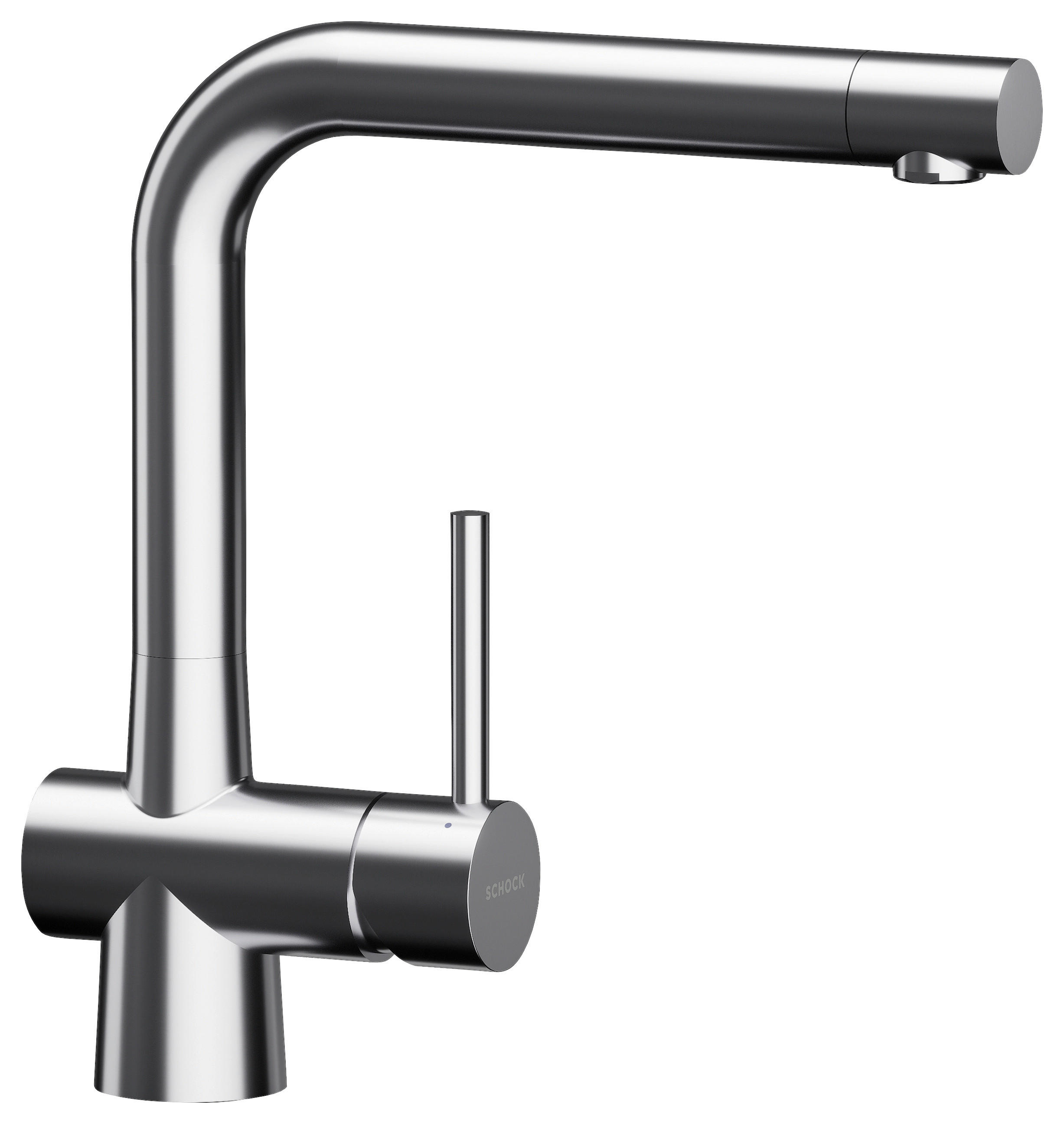 KÜCHENARMATUR 517000EDM  - Edelstahlfarben, Basics, Metall (5,1/28,5/21,5cm) - Schock