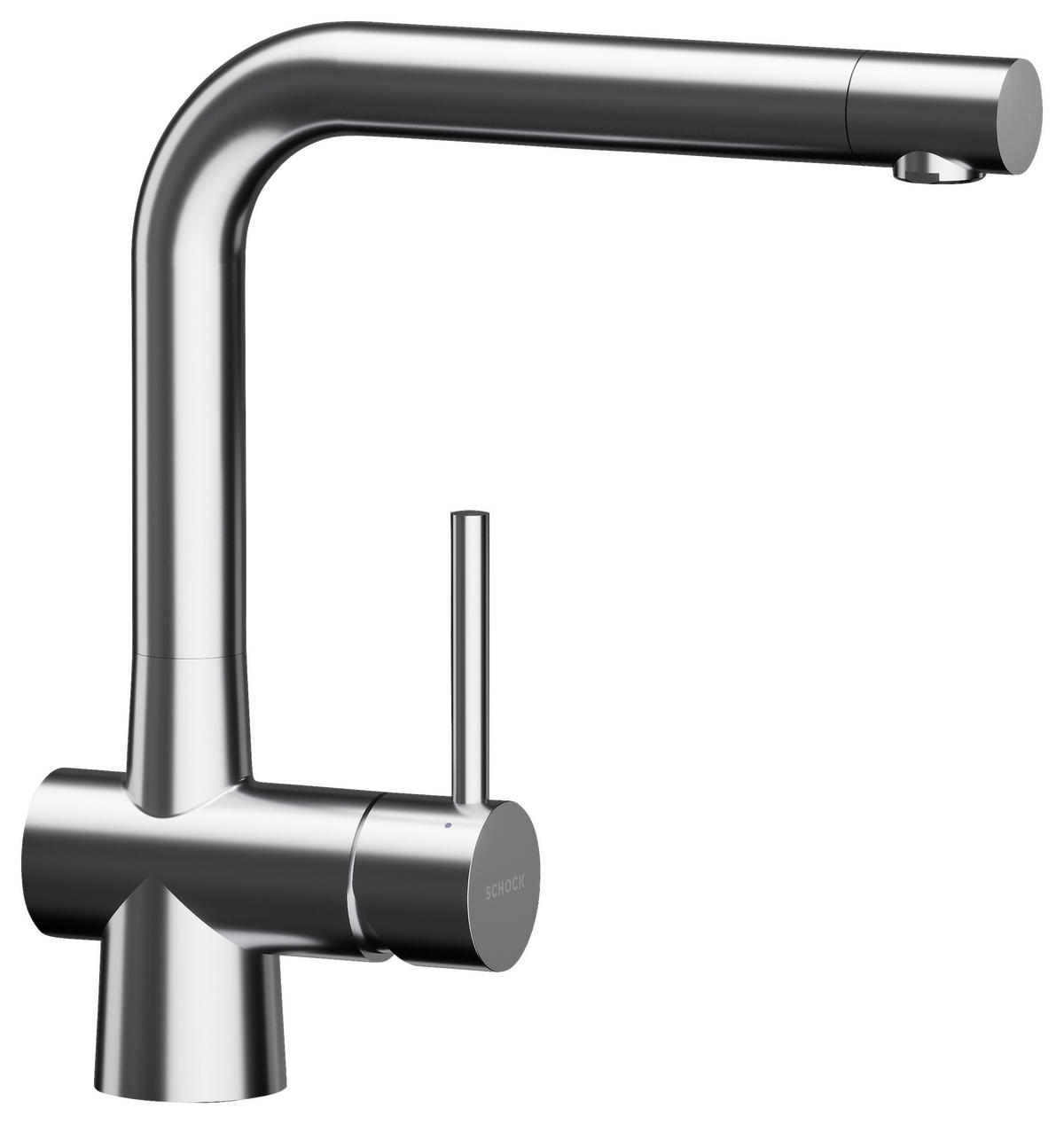 KÜCHENARMATUR 517000EDM  - Edelstahlfarben, Basics, Metall (5,1/28,5/21,5cm) - Schock