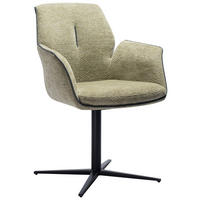 NASLANJAČ, kovina, tekstil zelena  - črna/zelena, Design, kovina/tekstil (61/88/62cm) - Novel