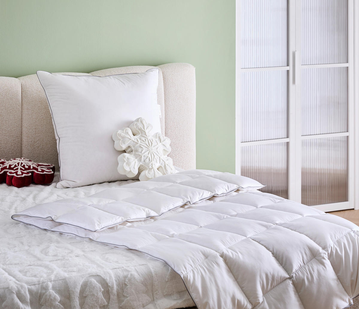 GANZJAHRESDECKE  La Lune  135/200 cm   - Weiß, Basics, Textil (135/200cm) - Centa-Star