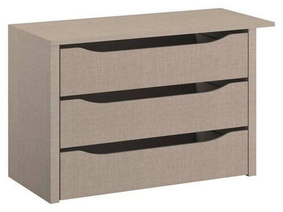 SCHUBKASTENEINSATZ 88/57/45 cm   - Grau, Holzwerkstoff (88/57/45cm) - Carryhome