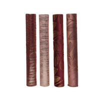 MATERIAL TEXTIL DECORATIV  - auriu/roz, Basics, plastic (200,00/35,00/0,05cm)