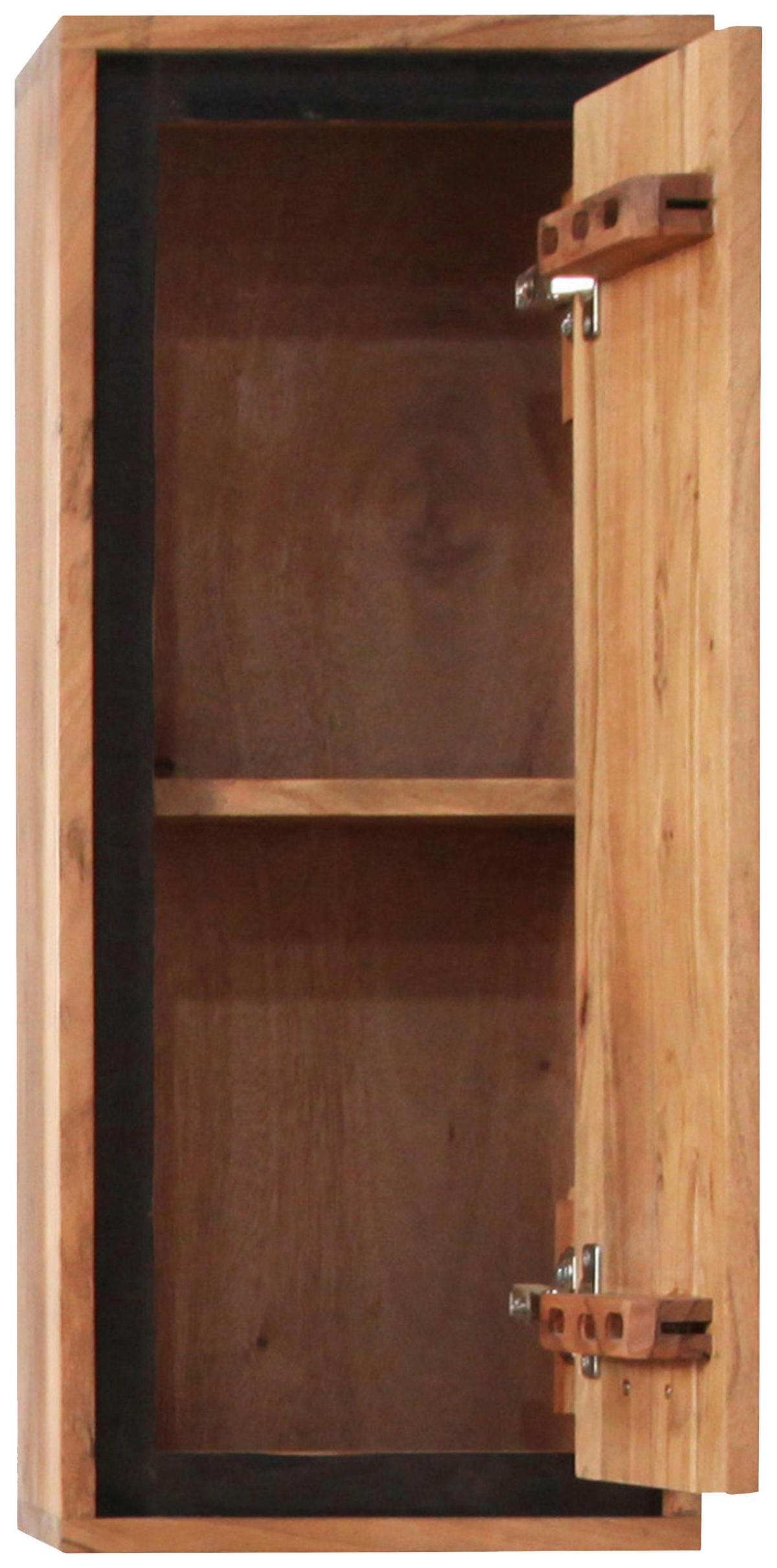 HÄNGESCHRANK 30/70/20 cm  - Schwarz/Akaziefarben, KONVENTIONELL, Holz/Metall (30/70/20cm) - Landscape