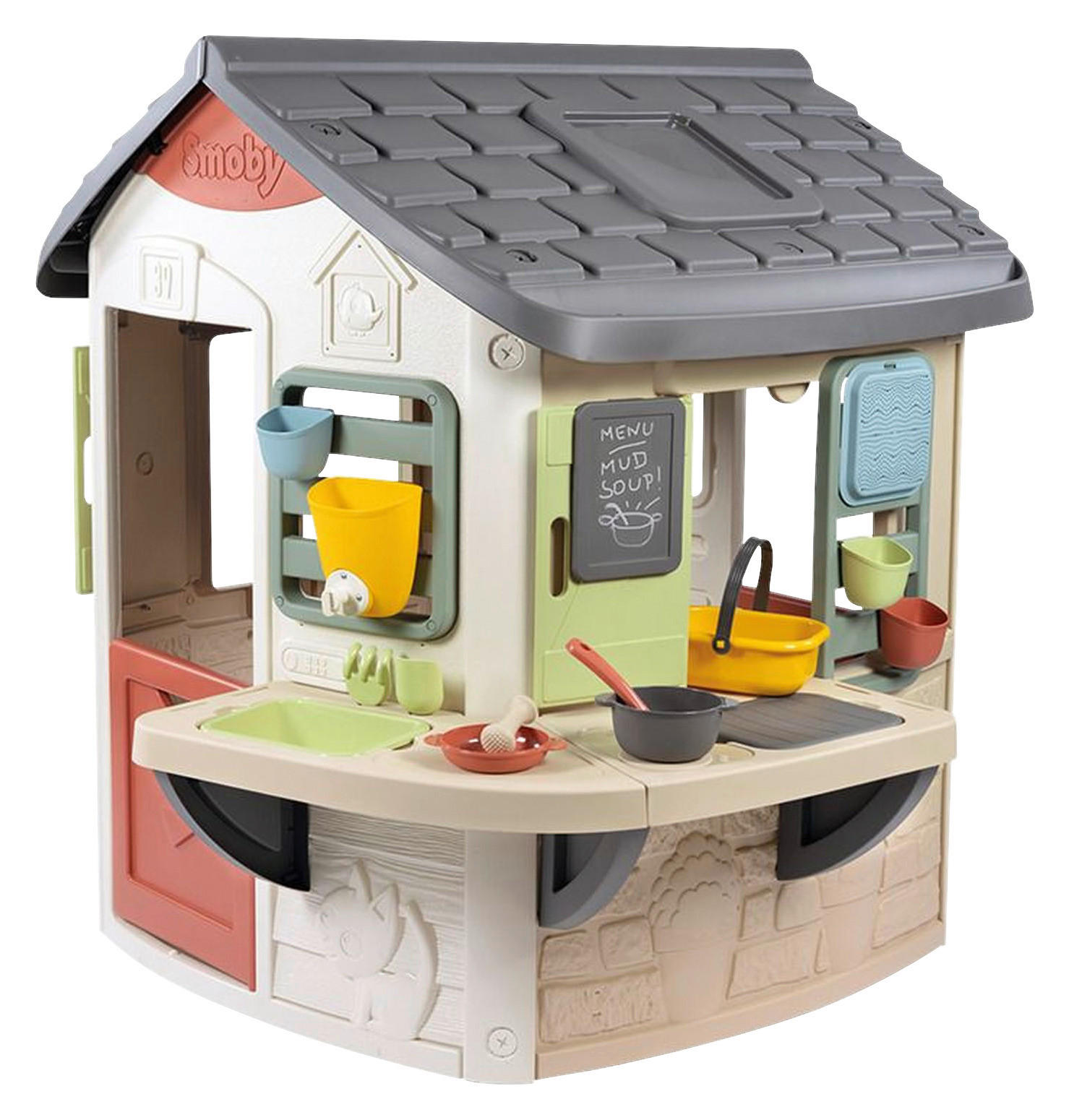 SPIELHAUS  - Multicolor, Basics, Kunststoff (28,90/99,10/121,50cm) - SMOBY