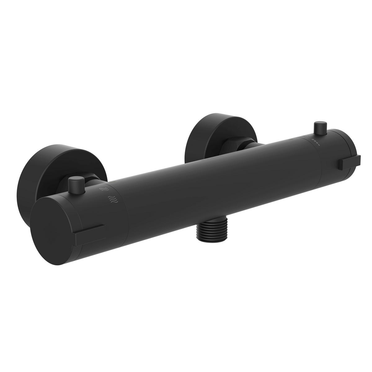 DUSCHARMATUR  - Schwarz, Design, Metall (27/4/9,5cm) - Schütte