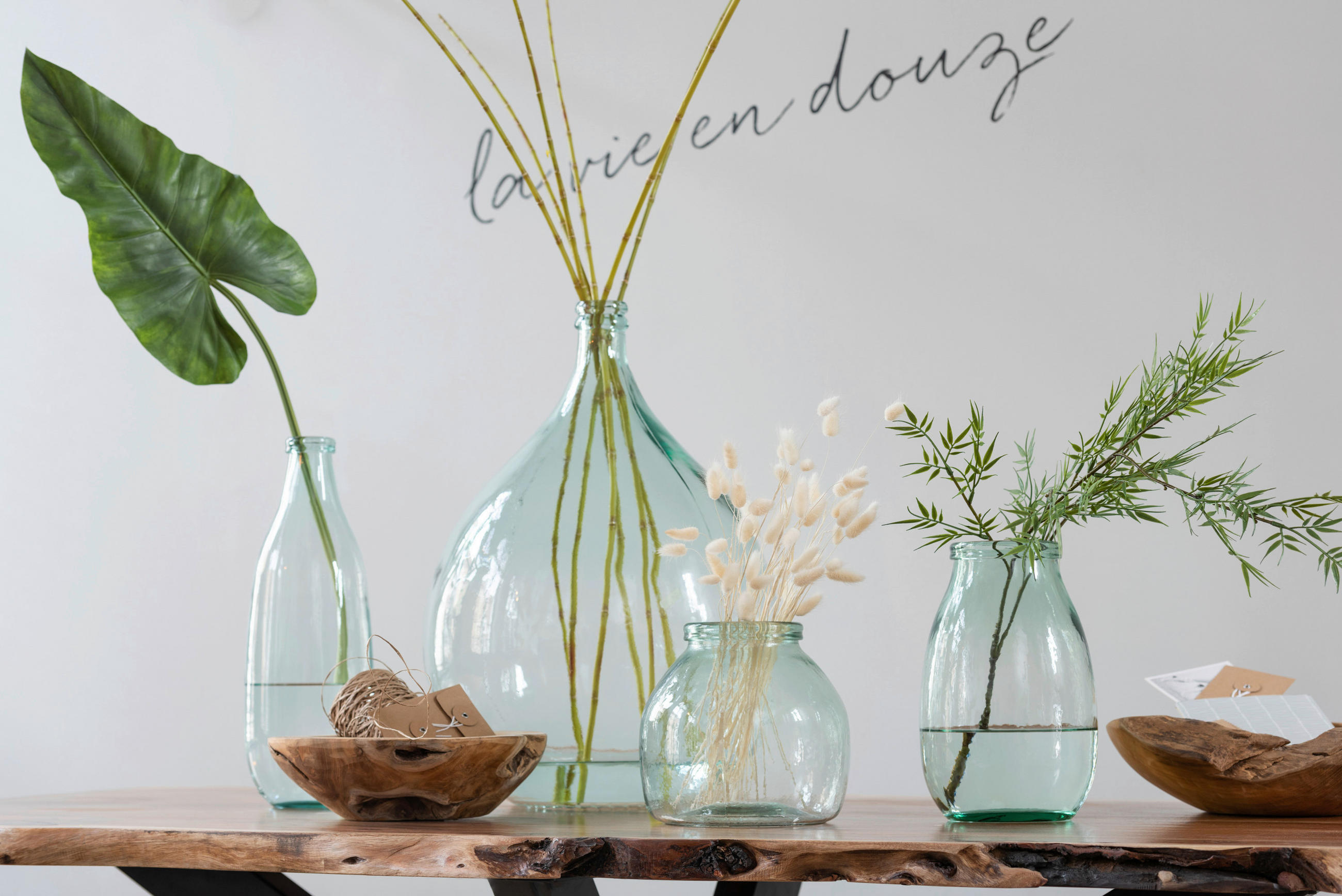 DEKOVASE  - Transparent, Basics, Glas (38/39/56cm)