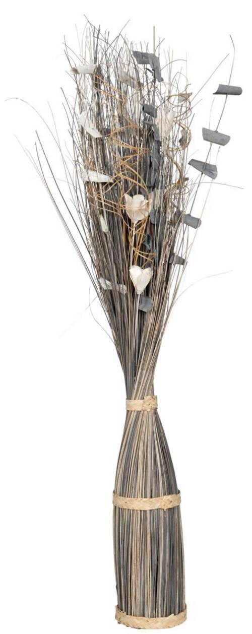 STRUK - siva/bela, Prirodno, prirodni materijali (100cm) - Ambia Home