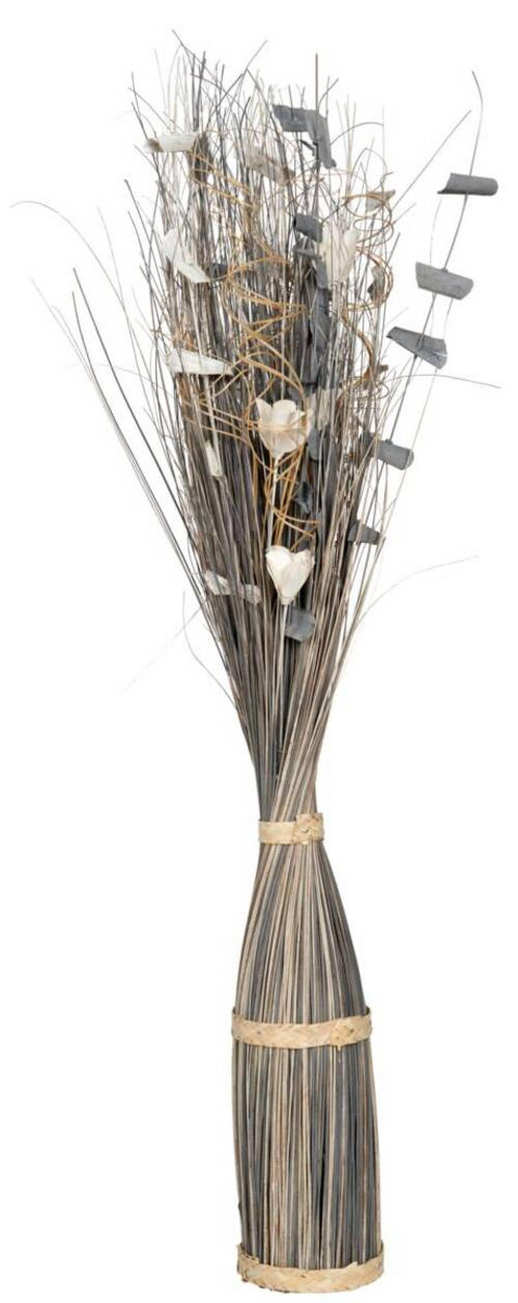 STRUK - siva/bela, Prirodno, prirodni materijali (100cm) - Ambia Home