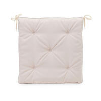 PODUŠKA NA SEDENIE, 40/40/4 cm - krémová, Basics, textil (40/40/4cm) - Novel