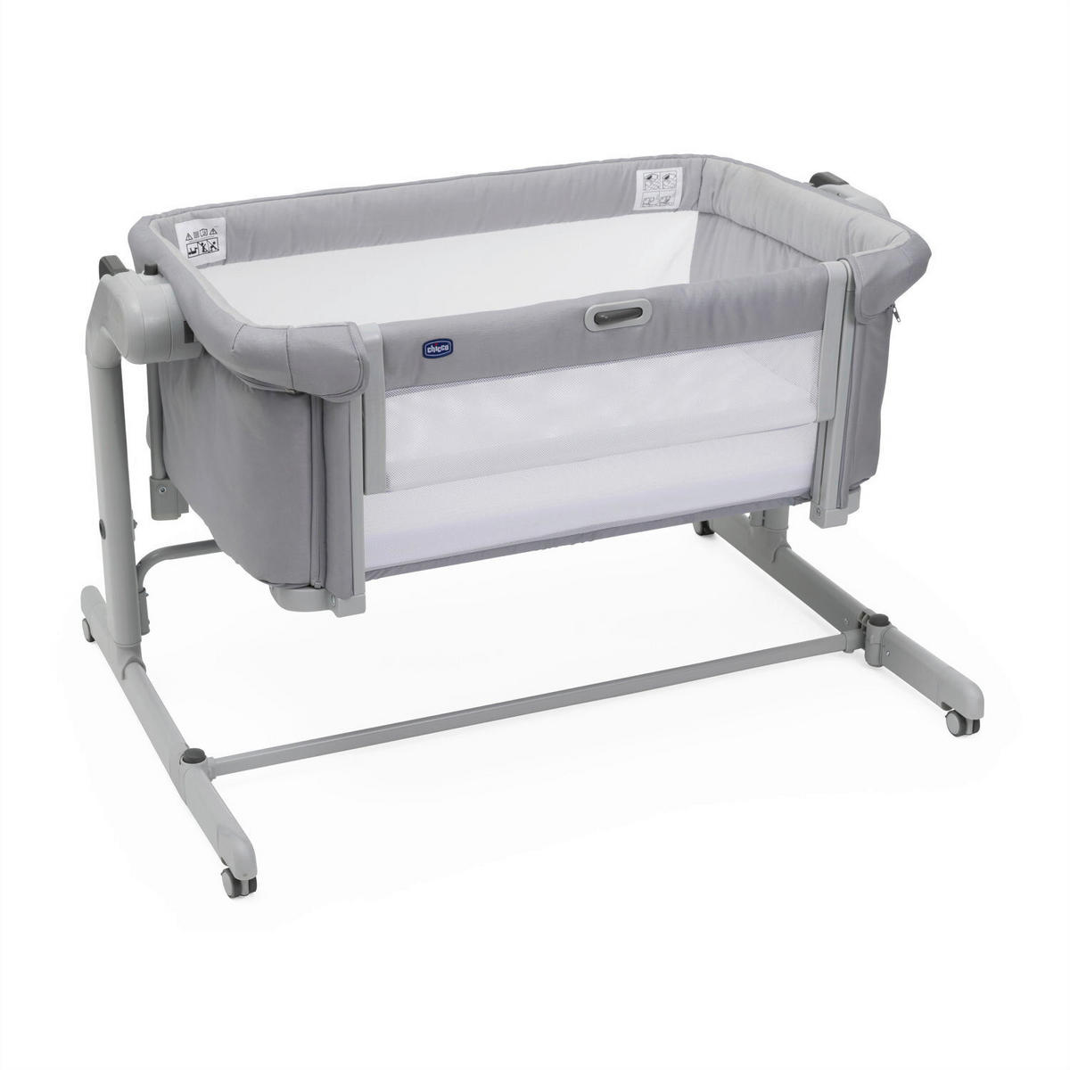 BEISTELLBETT NEXT2ME MAGIC EVO   - Grau, Basics, Textil/Metall (99/73,5/64/80cm) - Chicco