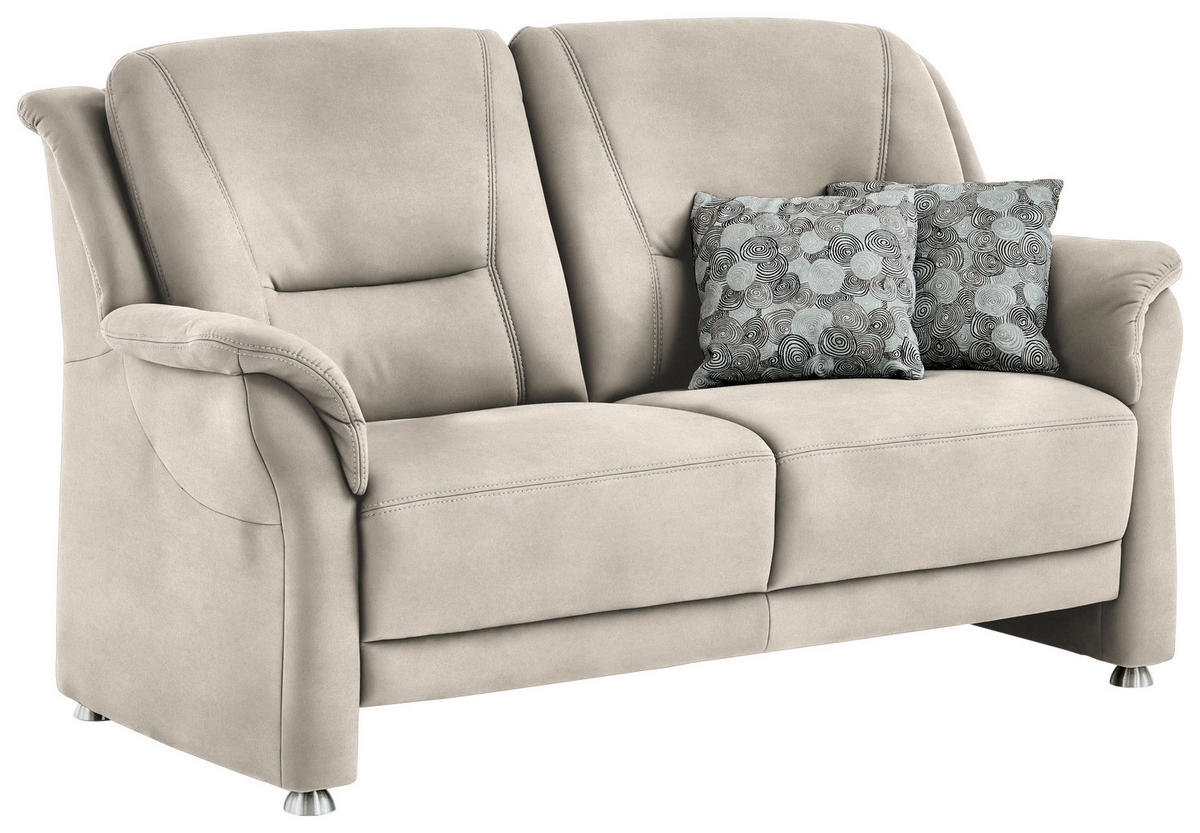 2,5-SITZER in Mikrofaser Creme  - Beige/Creme, Konventionell, Textil/Metall (172/100/89cm) - Beldomo Comfort