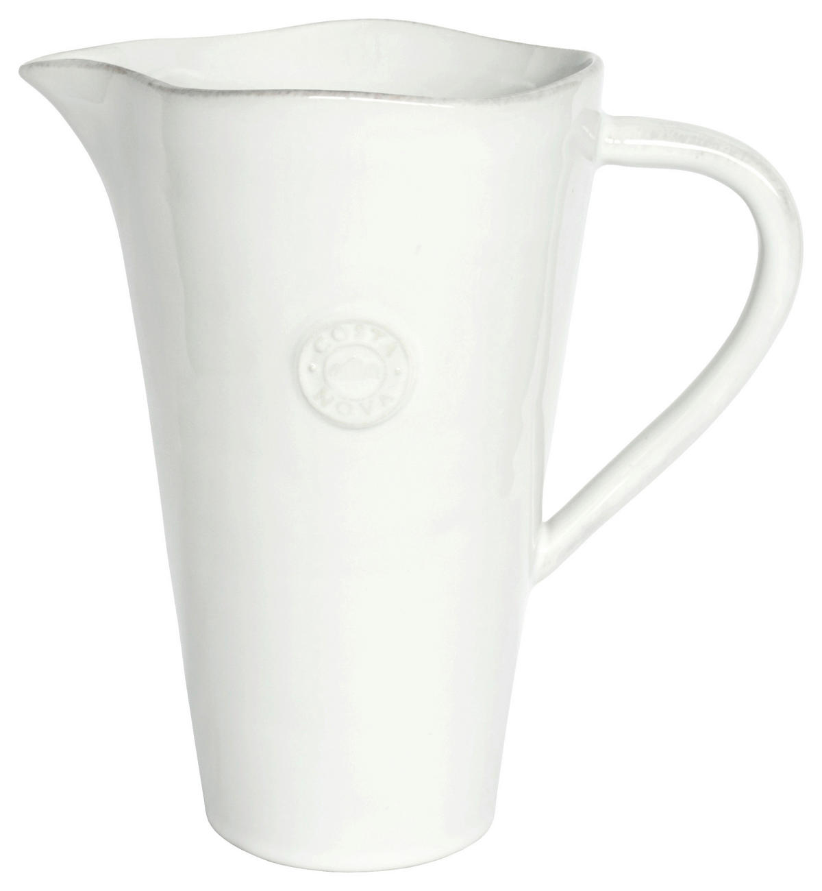 KRUG    - Weiß Hochglanz, Basics, Keramik (23/24,3/13,8cm) - Costa Nova