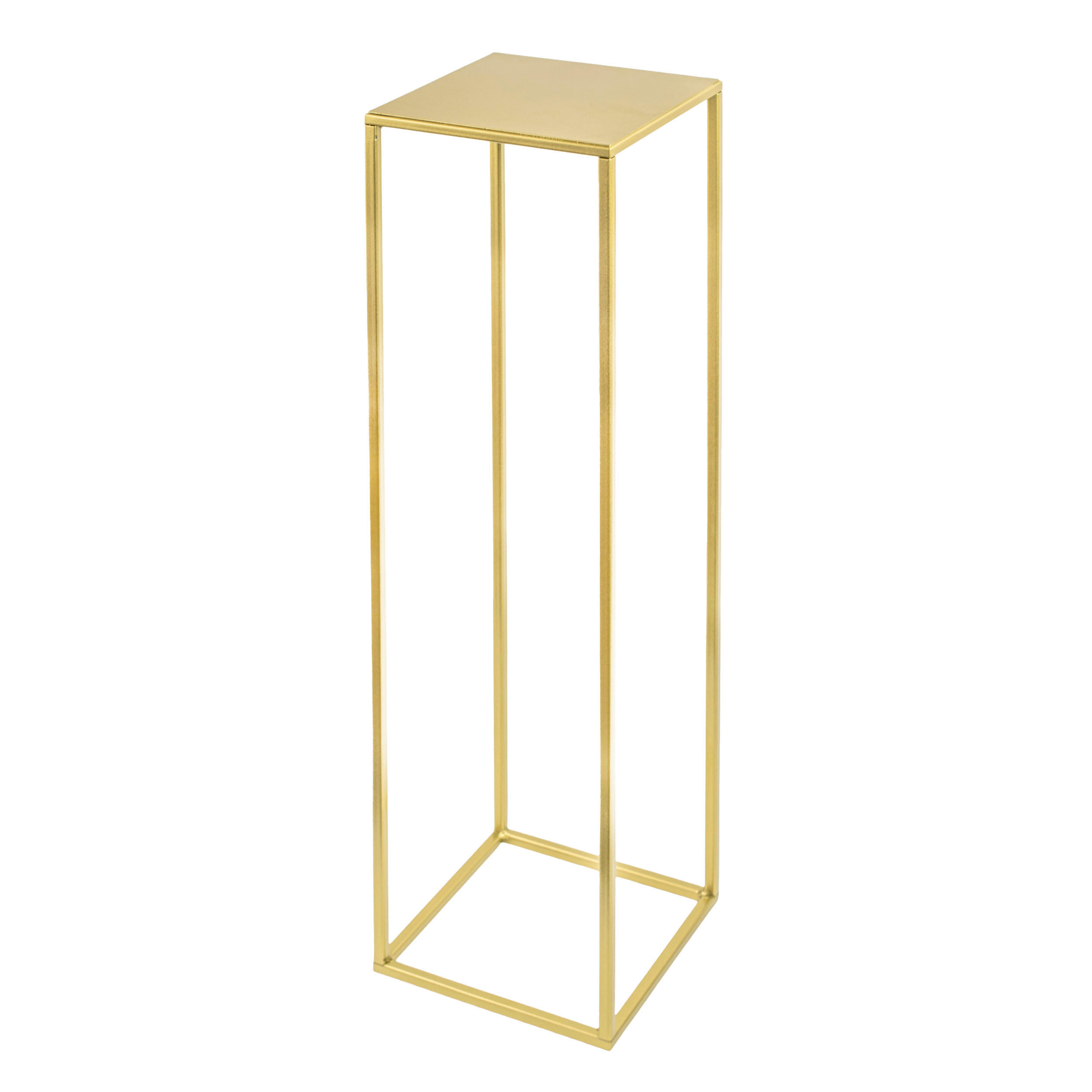 BLUMENSTÄNDER in Metall  - Goldfarben, Basics, Metall (19/77/19cm)