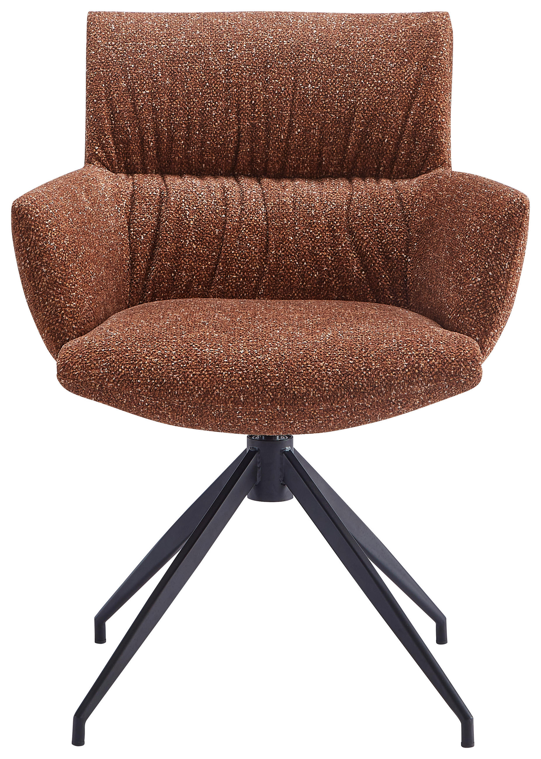 KAROSSZÉK rozsdavörös - fekete/rozsdavörös, Design, textil/fém (64/86/63cm) - Dieter Knoll