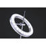LED-STEHLEUCHTE - Nickelfarben, LIFESTYLE, Metall (40/150cm)