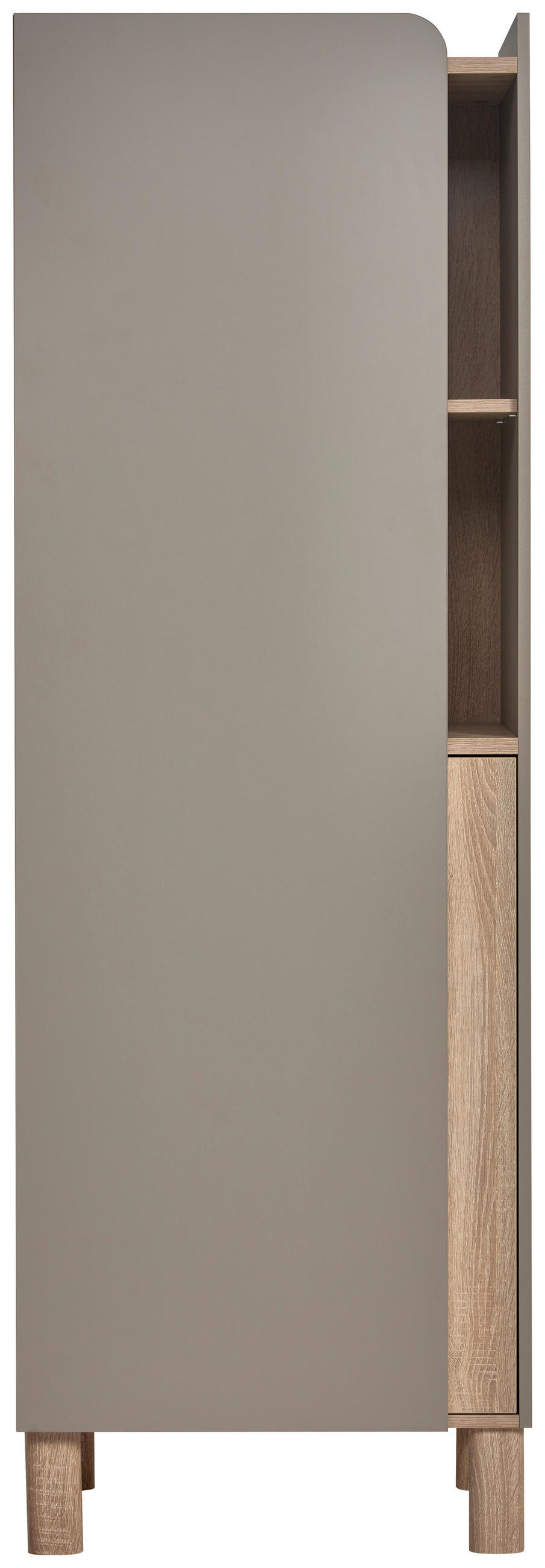 POMOĆNA POLICA - sonoma hrast/boja hrasta, Trendi, drvo/pločasti materijal (60/179/42cm) - Jimmylee