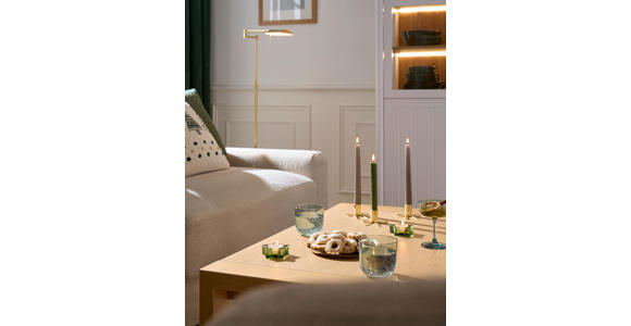 MEGASOFA  in Cord Creme  - Creme/Schwarz, MODERN, Kunststoff/Textil (278/93/112cm) - Carryhome