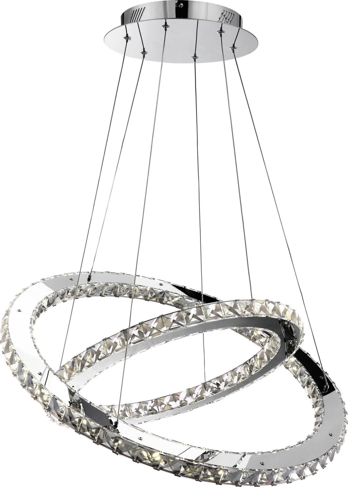 LED FÜGGŐLÁMPA  - átlátszó, Konventionell, Üveg/fém (64cm)