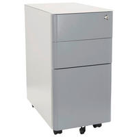 ROLLCONTAINER Grau, Weiß  - Weiß/Grau, MODERN, Kunststoff/Metall (30/59/50cm) - MID.YOU