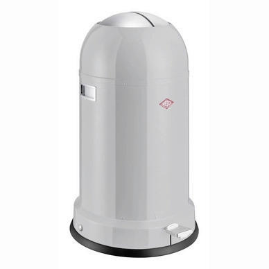 ABFALLEIMER 33 L  - Silberfarben/Hellgrau, Basics, Metall (41/41/69cm) - Wesco