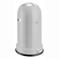 ABFALLEIMER 33 L  - Silberfarben/Hellgrau, Basics, Metall (41/41/69cm) - Wesco