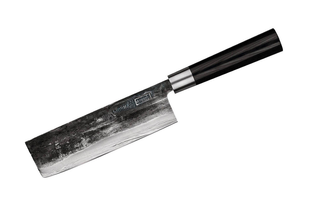 KUVARSKI NOŽ  SUPER 5        31.5 cm    čelik - srebrna/crna, Osnovno, metal/pločasti materijal (31.5cm) - Samura