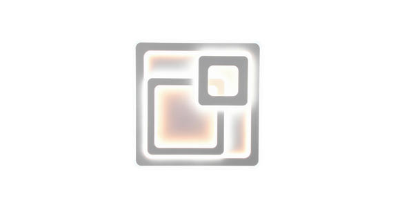 LED-DECKENLEUCHTE 51,5/51,5/7 cm   - Weiß, LIFESTYLE, Kunststoff/Metall (51,5/51,5/7cm) - Novel