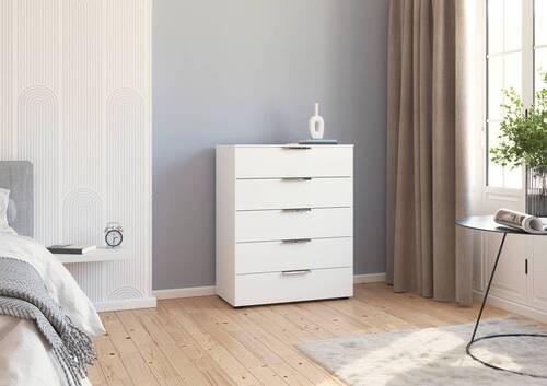 KOMÓD 80/100/42 cm  - króm/fekete, Modern, műanyag/faalapú anyag (80/100/42cm) - Rauch Möbel