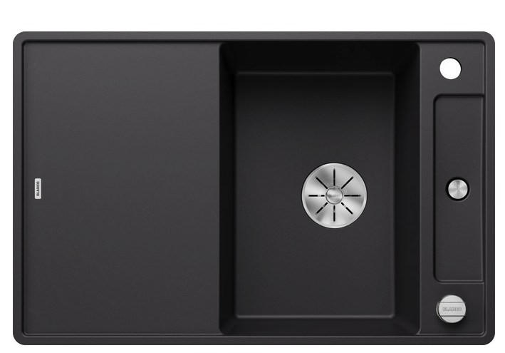 SPÜLE 525843  - Schwarz, Basics, Stein (77/19/50cm) - Blanco