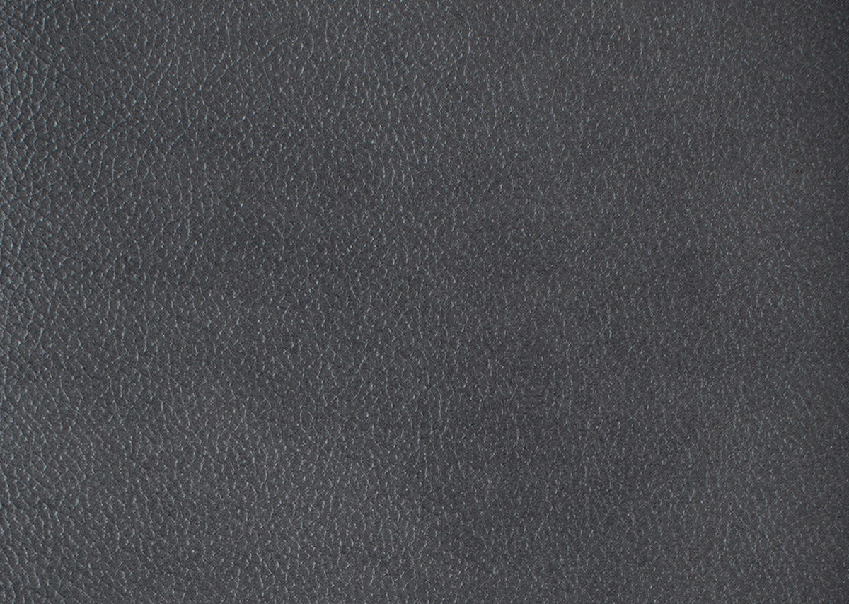 WOHNLANDSCHAFT in Lederlook, Mikrofaser Grau  - Schwarz/Grau, Design, Textil/Metall (179/343/220cm) - Beldomo System
