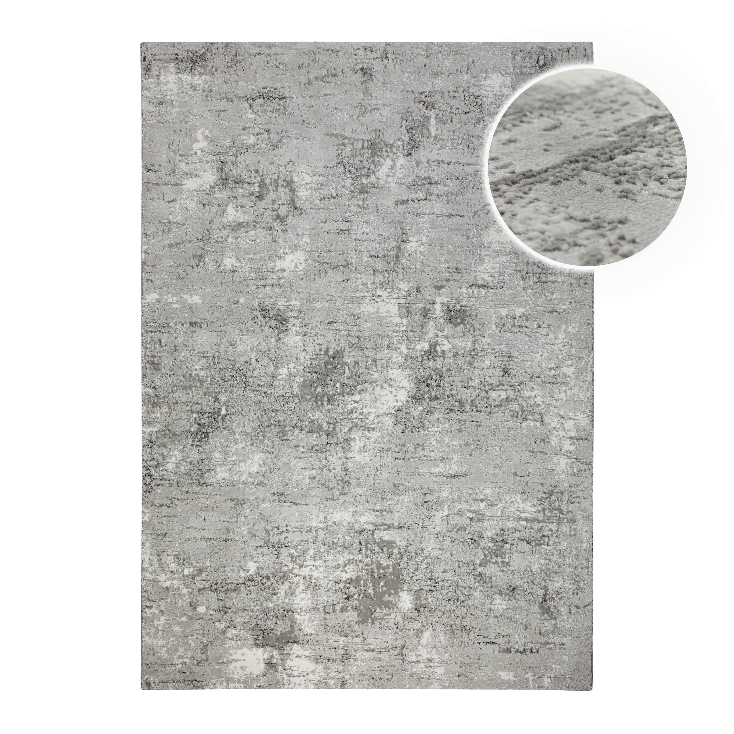WEBTEPPICH 80/150 cm Feel Vintage 2.0 Hellgrau rechteckig  - Hellgrau, Design, Textil (80/150cm) - Esprit
