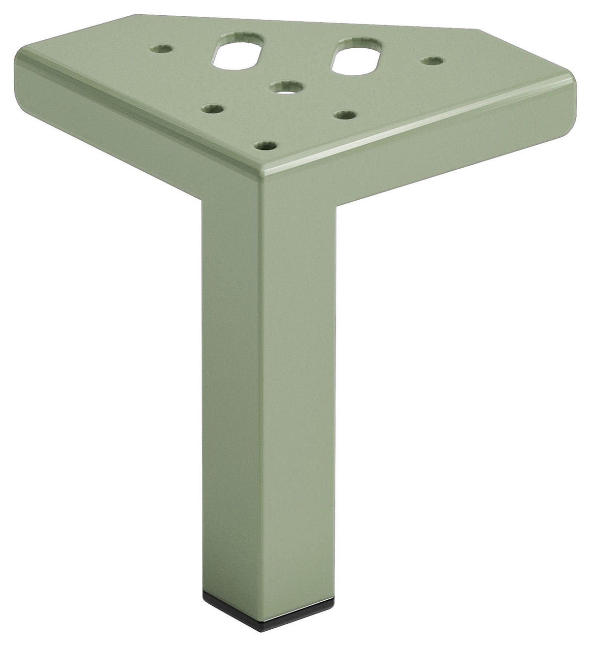 FUßSET 10,5/13/10,5 cm   - Schilfgrün, Design, Metall (10,5/13/10,5cm) - Xora