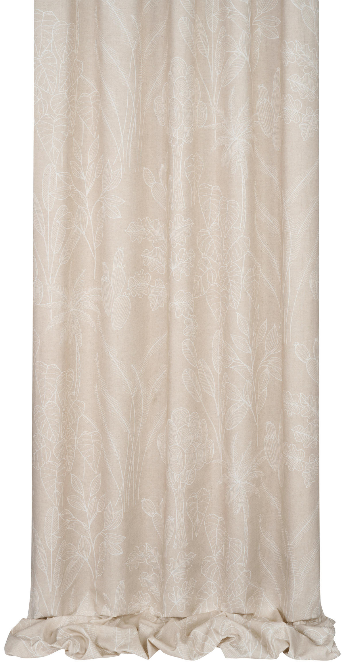 VORHANGSTOFF per lfm blickdicht  - Hellbraun, Design, Textil (140cm) - Esposa