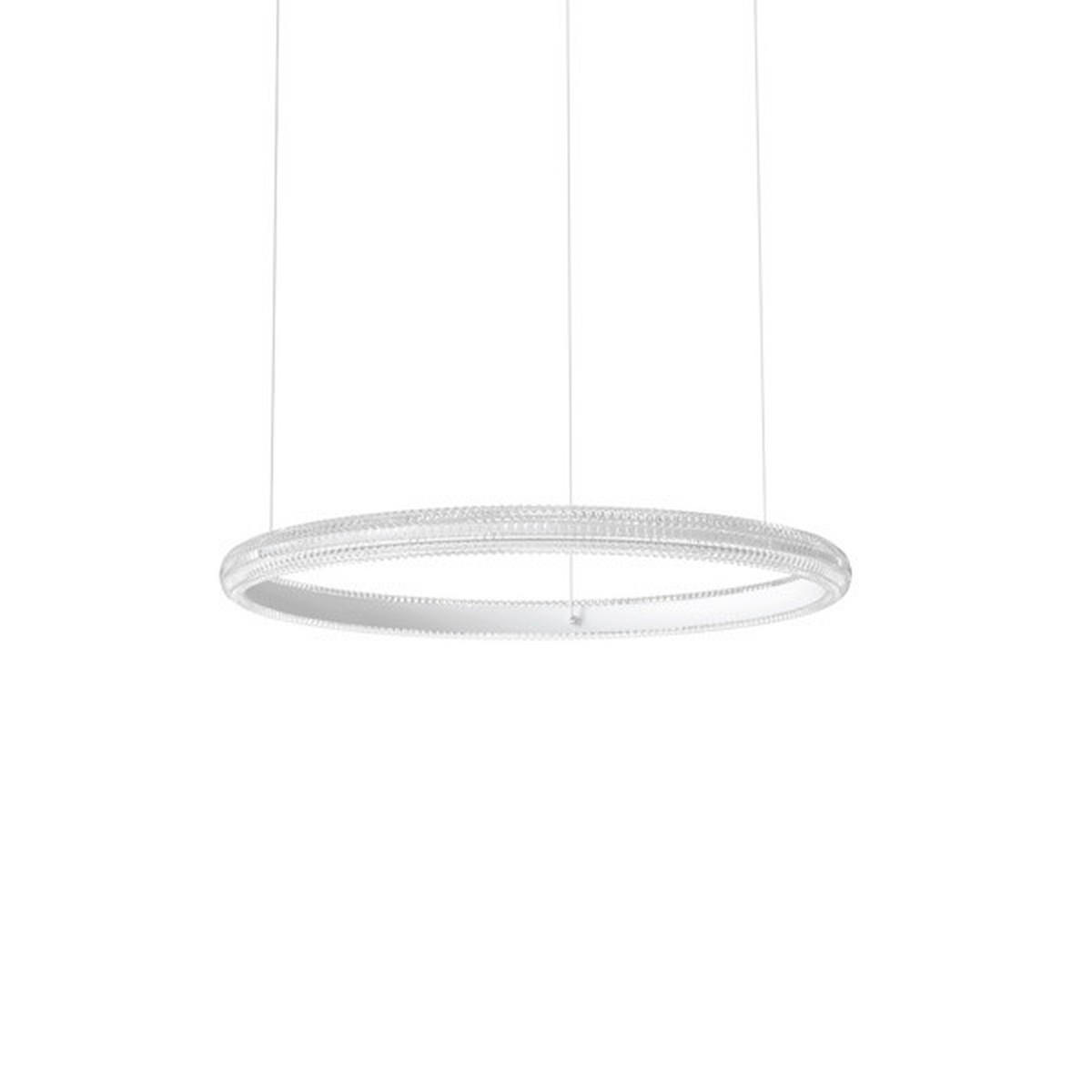 LED-HÄNGELEUCHTE Ideal Lux Miracle 60/218 cm   - Weiß, Design, Metall (60/218cm) - Ideal Lux