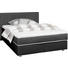 BOXSPRINGBETT 140/200 cm in Schwarz, Dunkelgrau - Dunkelgrau/Silberfarben, Design, Holz/Textil (140/200cm) - Carryhome BOXSPRINGBETT 140/200 cm in Schwarz, Dunkelgrau - Dunkelgrau/Silberfarben, Design, Holz/Textil (140/200cm) - Carryhome