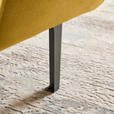 ECKSOFA in Chenille Currygelb  167/311 cm  - Currygelb/Schwarz, Design, Textil/Metall (167/311cm) - Xora