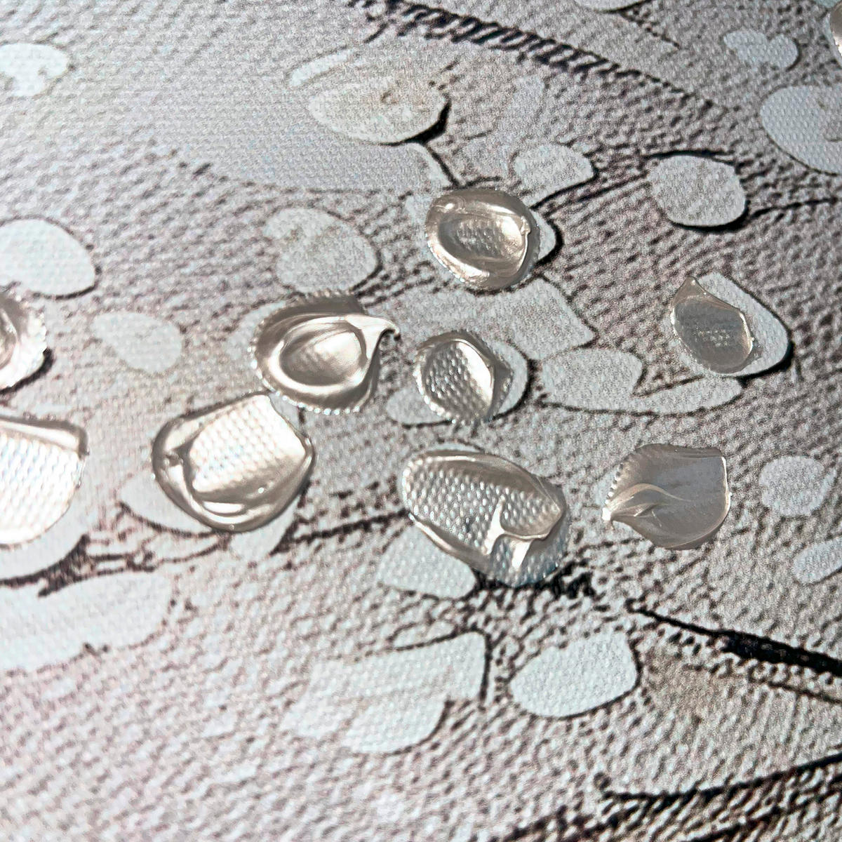 OBRAZ NA PLÁTNE, stromy, 100/70 cm  - čierna/sivá, Design, kompozitné drevo/textil (100/70cm) - Monee