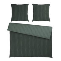 WENDEBETTWÄSCHE STRIPES DK Flanell 200/200 cm  - Grün, Design, Textil (200/200cm) - Dieter Knoll
