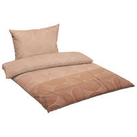 POSTEĽNÁ BIELIZEŇ, satén, prírodná farba, béžová, 140/200 cm - prírodná farba/béžová, Konventionell, textil (140/200cm) - Bugatti