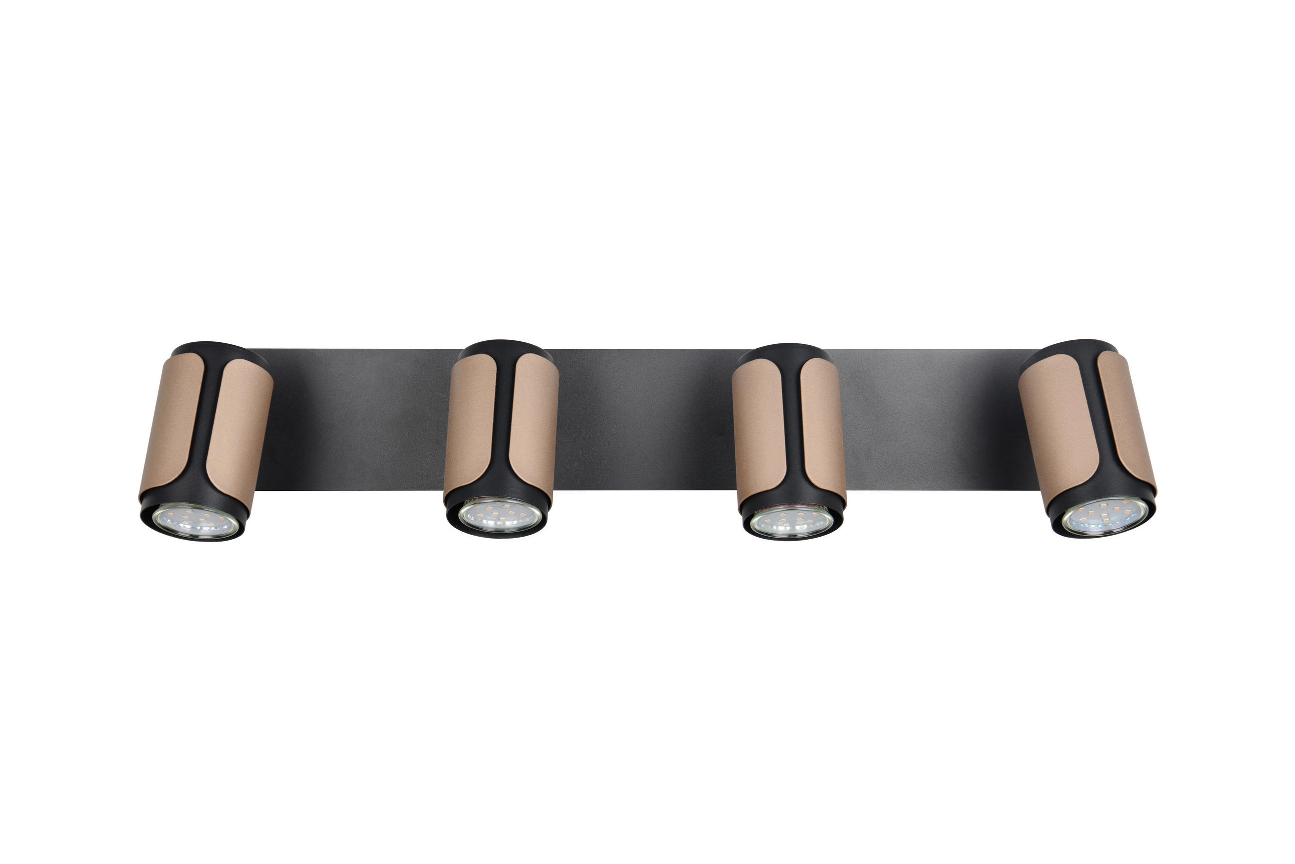 Trio Leuchten Strahler Schwarz, Braun 16x12x56 cm