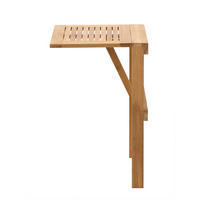 BALKONTISCH 45/49/75 cm  - Teakfarben, Natur, Holz (45/49/75cm) - Gardenson