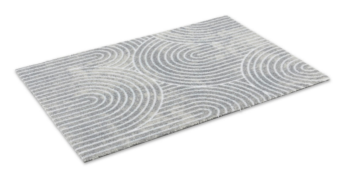 FUßMATTE  66/110 cm  Grau  - Grau, Basics, Kunststoff/Textil (66/110cm) - Astra